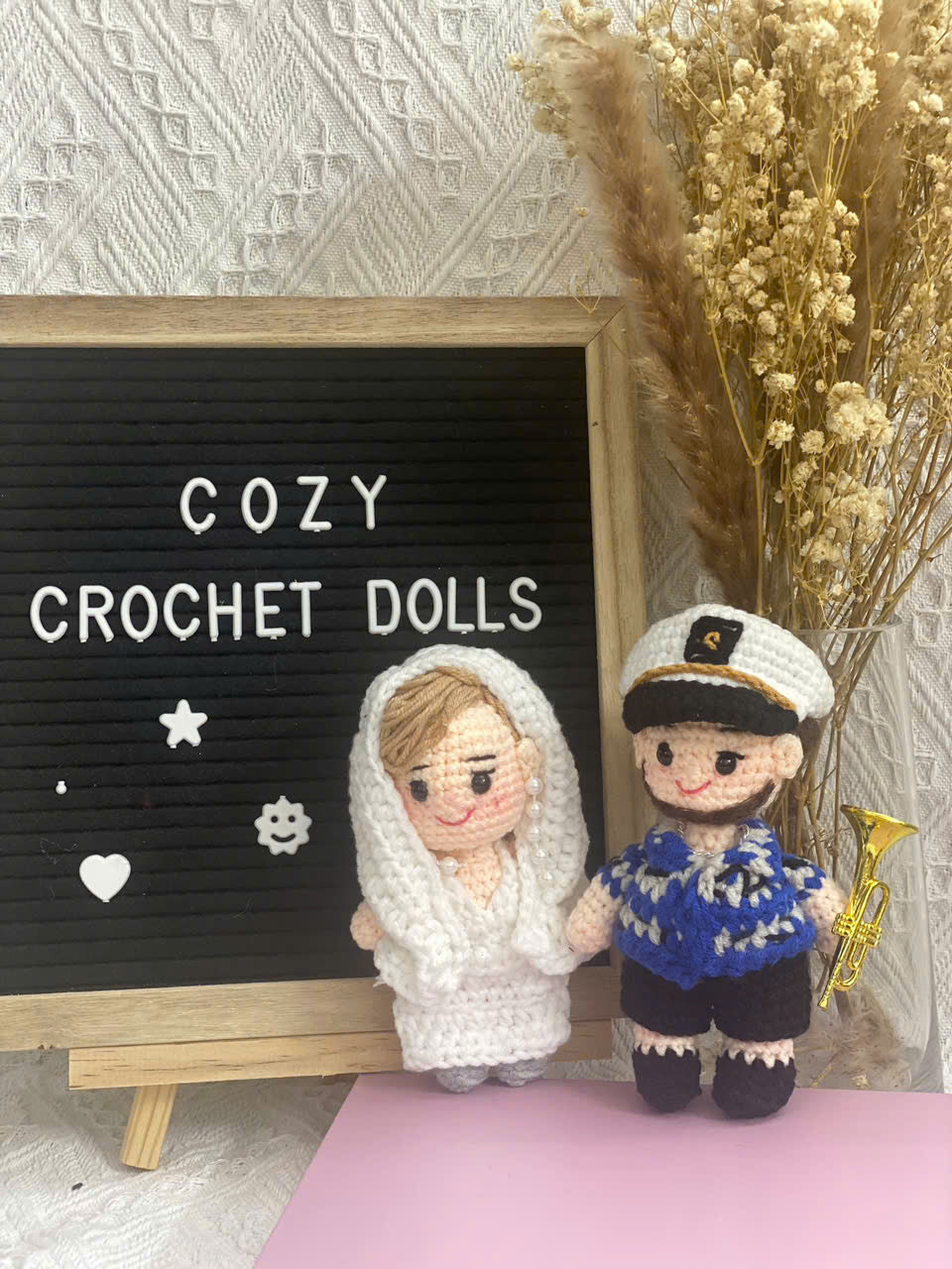 COZY DOLL®  PERSONALIZED CROCHET DOLL