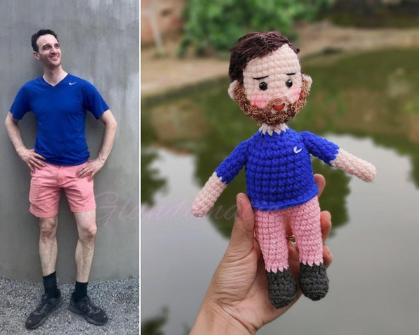 Lain Iwakura crochet plush, Custom dolls,My custom crochet dolls 